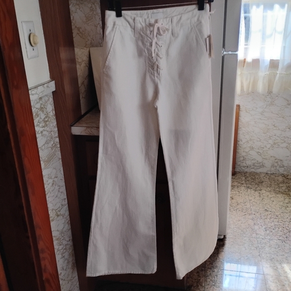 🆕 Mother The Tie Up Roller Prep Weekender in Return to the Island, Size 25, NWT - Picture 7 of 15